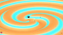 Abb. 1 © S. Ossokine, A. Buonanno, T. Dietrich, R. Haas (Max-Planck-Institut für Gravitationsphysik), Simulating eXtreme Spacetimes Projekt
