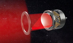Artist's impression of an LISA instrument.