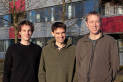 Florian Loebbert, Till Bargheer, Niklas Beisert (f.l.t.r.)