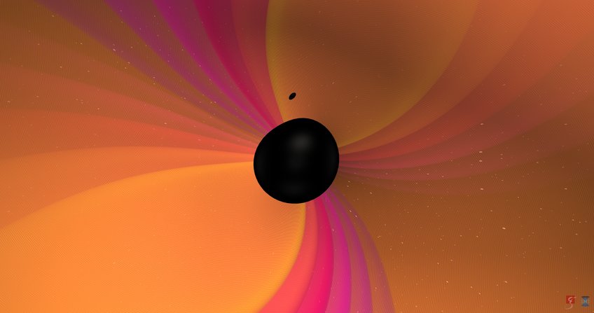Visualization of the binary black hole merger GW190814 Visualization of the binary black hole merger GW190814