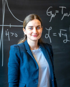 Dr. Anna Ijjas, leader of the new Lise Meitner Group “Gravitational Theory and Cosmology”