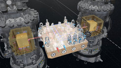 Im wissenschaftlichen Herzen von LISA Pathfinder befinden sich zwei frei fallende Testmassen, die nur von der Schwerkraft beeinflusst werden.