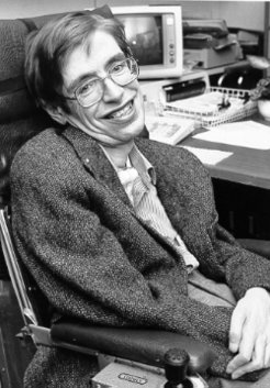 Stephen Hawking in den 1980iger Jahren