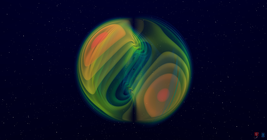 Numerische Simulation der Verschmelzung zweier Schwarzer Löcher mit sehr unterschiedlichen Massen und präzidierender Bahnebene (GW190412)