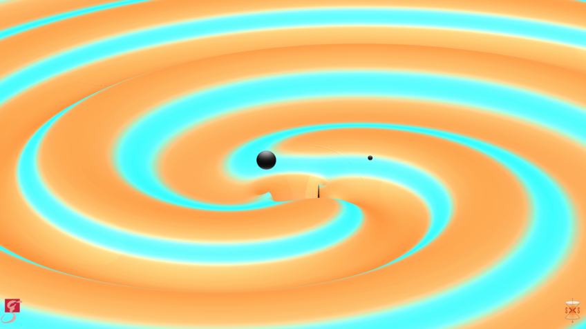 Zweite Messung von Gravitationswellen auf der Erde: Numerische Simulation
