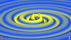 Abb. 6 © S. Ossokine, A. Buonanno, T. Dietrich (Max-Planck-Institut für Gravitationsphysik), R. Haas (NCSA), Simulating eXtreme Spacetimes Projekt