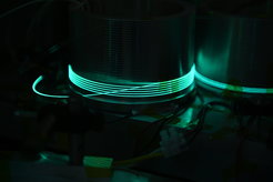 Fiber lasers are – due to their special beam properties – expected to be used in future gravitational-wave detectors, which will listen ten times more sensitively for gravitational waves.