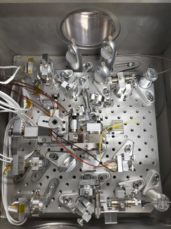 Bild des experimentellen Aufbaus.