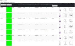 Screenshot of the summary webpage of known pulsars identified in the Einstein@Home search for binary radio pulsars.