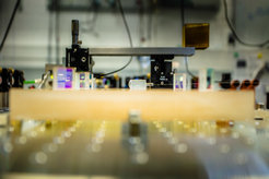 Ansicht eines thermisch stabilen Interferometers.