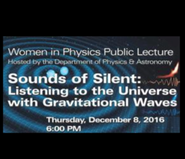 Annual Women in Physics Public Lecture