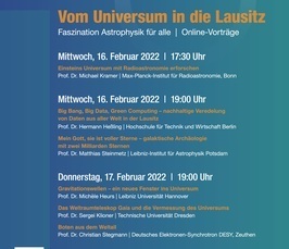 Public talk “Gravitationswellen – ein neues Fenster ins Universum” (in German)