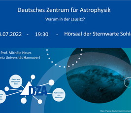 Öffentlicher Vortrag „Deutsches Zentrum für Astrophysik – Warum in der Lausitz?“