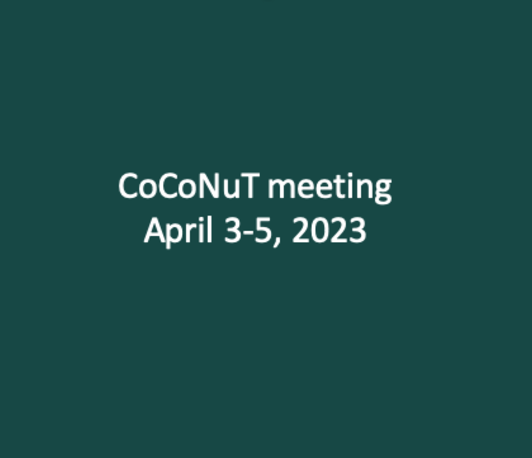 CoCoNuT meeting 2023