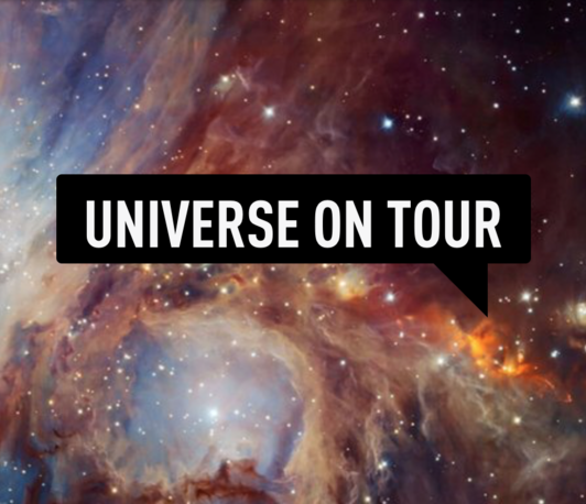 Roadshow„Universe on Tour“ mit einem mobilen Planetarium in Potsdam